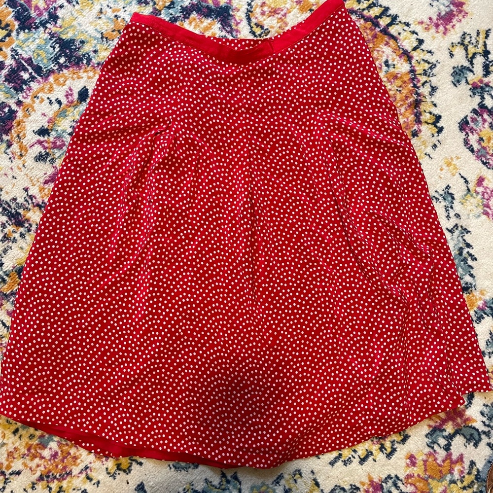 Super cute Pendleton poka dot skirt